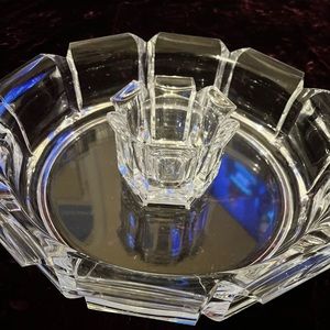 MCM Carlisle Grainware Lucite Chip & Dip Set